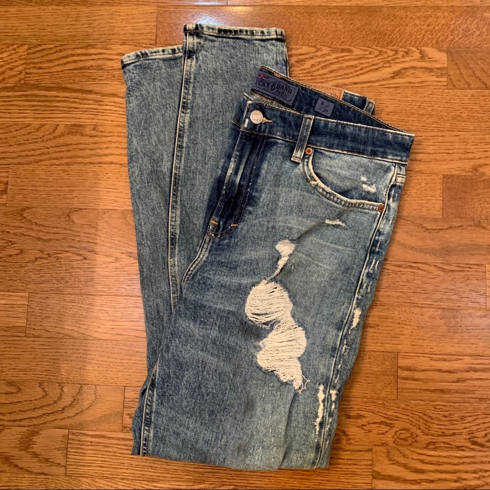 Lucky Brand distressed Bridgette Skinny Jean